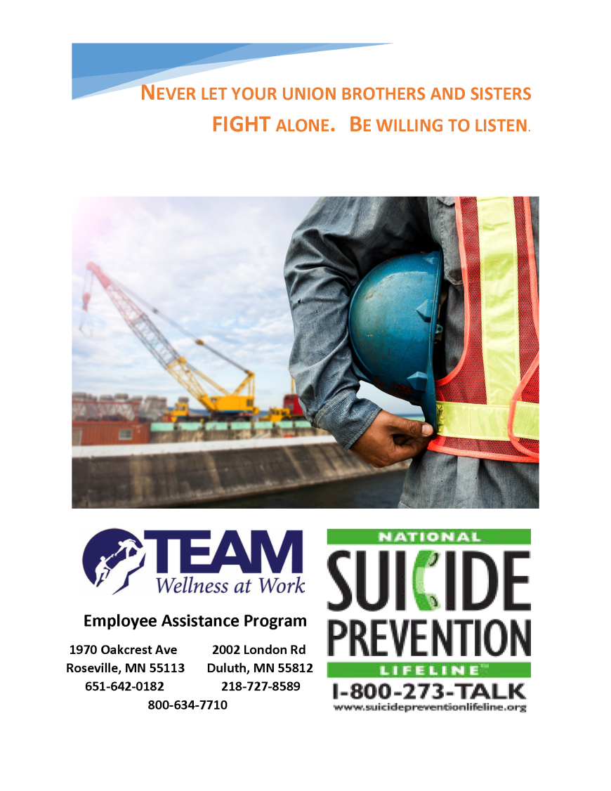 TEAM Suicide Prevention services