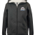 Full Zip Fleece Hoodie Charcoal