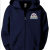 Full Zip Fleece Hoodie Navy
